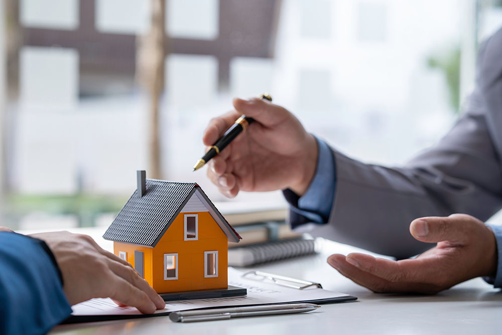 a person signing real estate loan documents