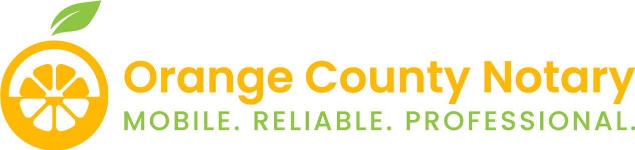 orange county mobile notary website main logo