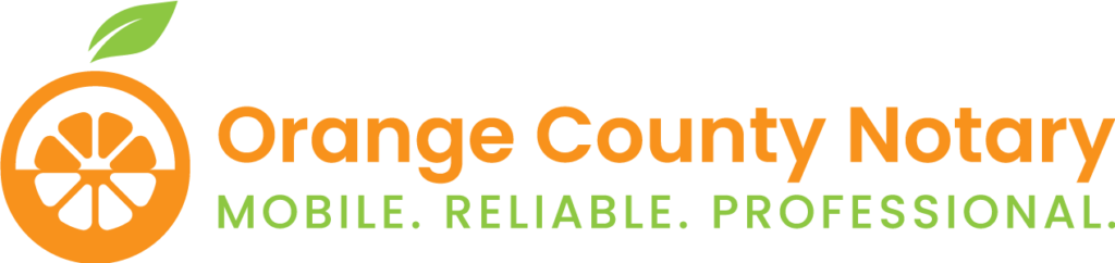 orange county mobile notary website main logo