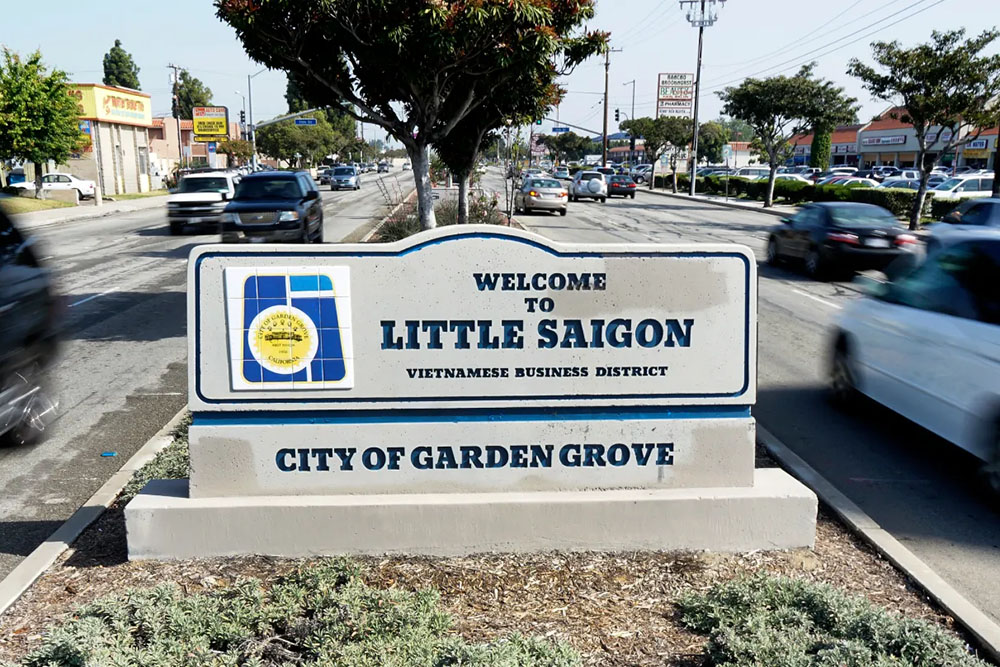 little saigon city limit sign