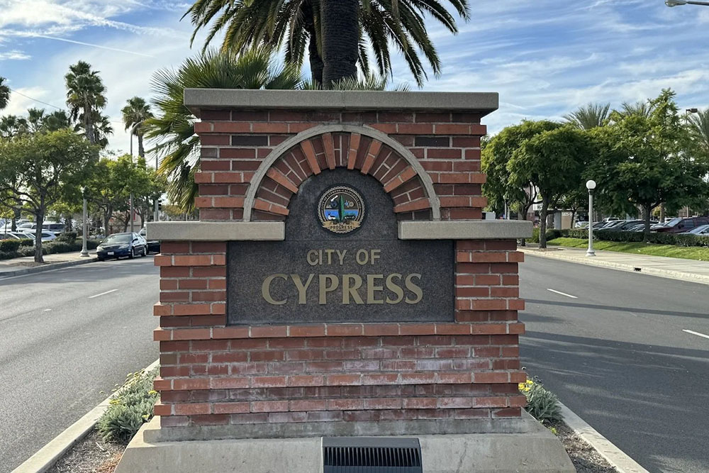 city of cypress sign