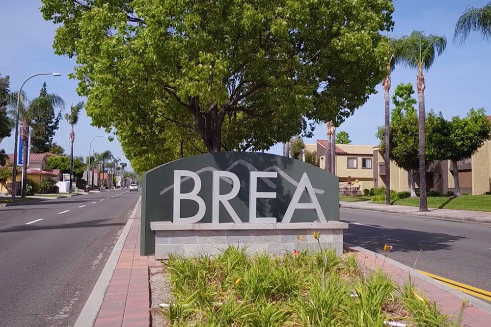 brea california a city close to yorba linda california