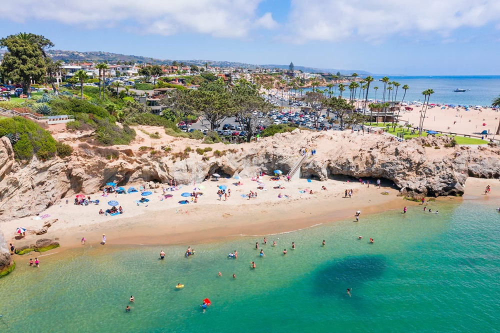 corona del mar beach near newport beach california