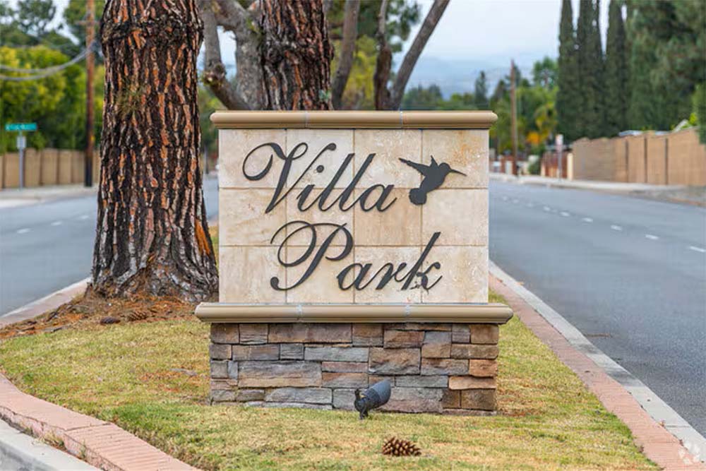 villa park town center in california